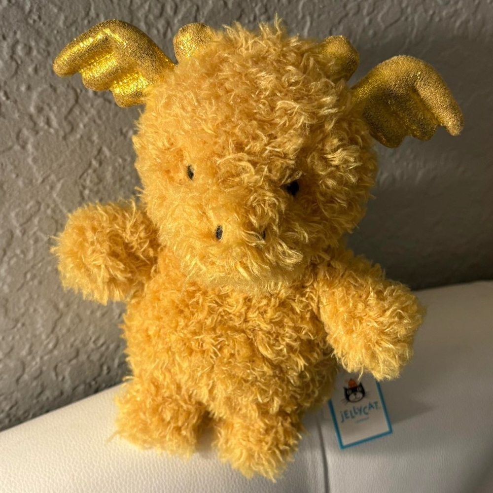 Jellycat Little Dragon - Golden BNWT